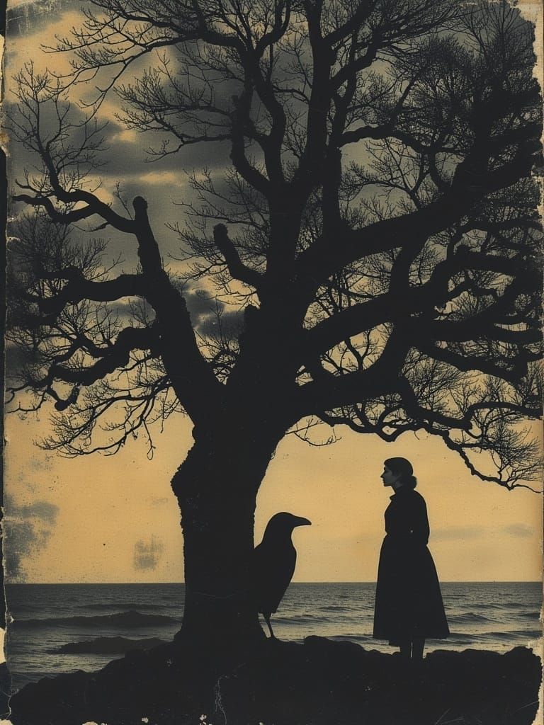 Golden Olga Portrait in a Celestial Sunset