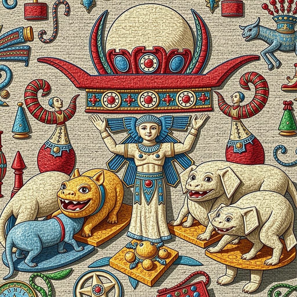 Babylonian Dragon: A Musshushu Illustration