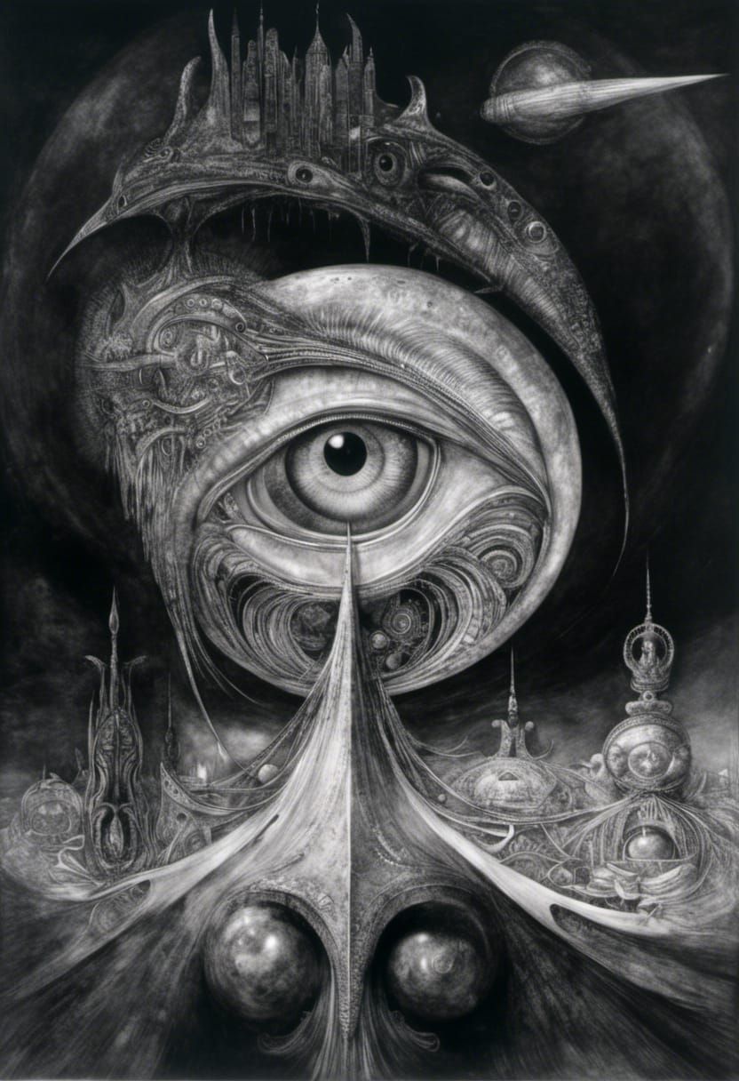 Dark Star Art in Surrealist Style
