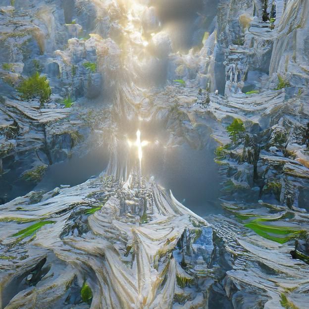 Abstract Divine Oblivion in 8K Resolution