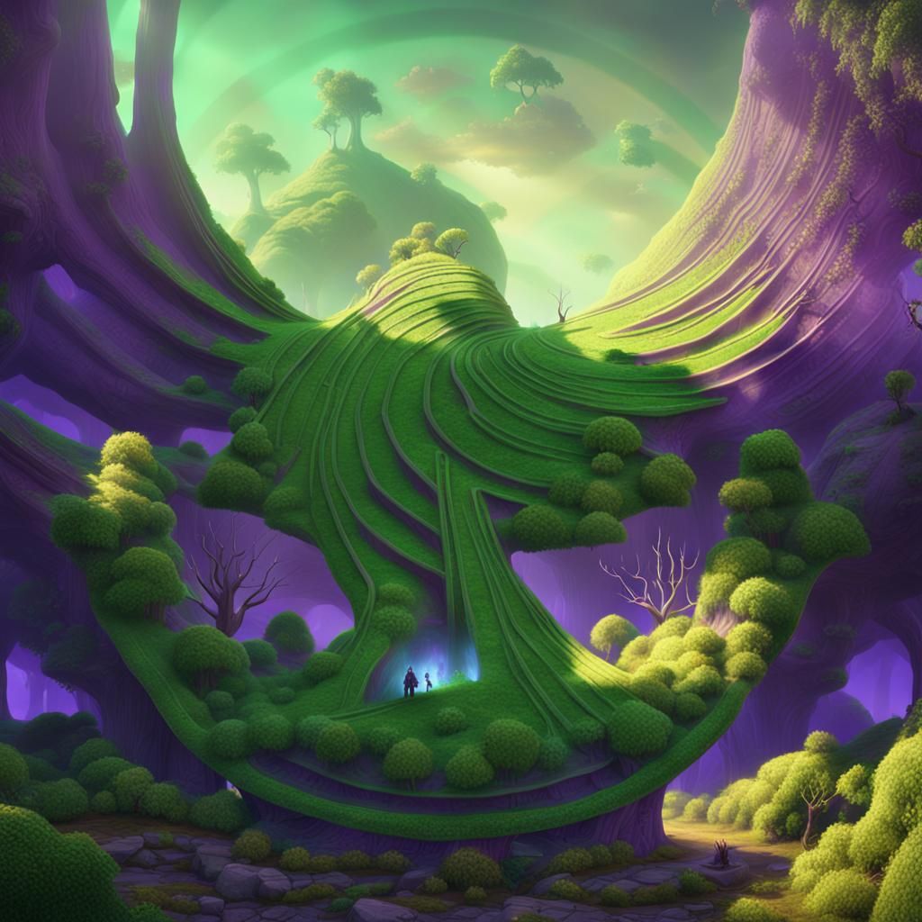 Fantastical Landscape Matte Painting in Unreal Engine 5