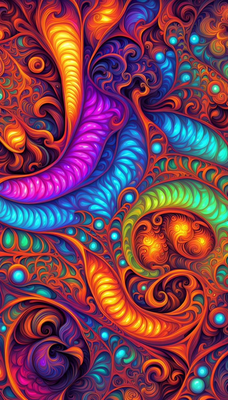 Vibrant Fractal Jester in Stunning 3D Illumination