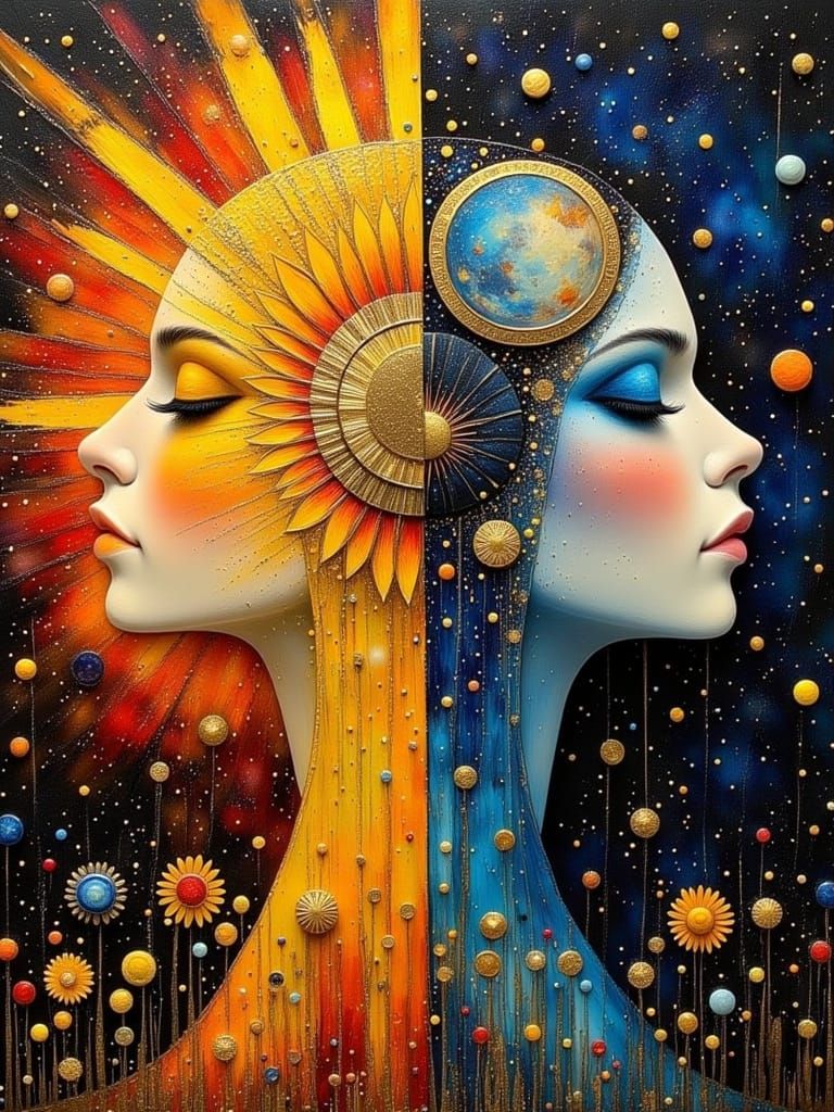 Radiant Goddesses in Harmonious Balance