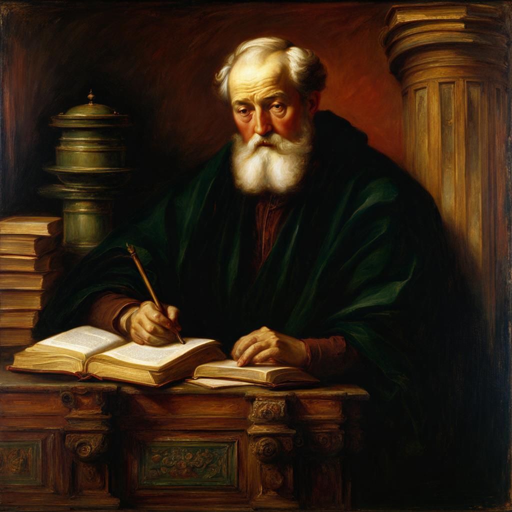 Scholar in the Style of George Frederick Watts