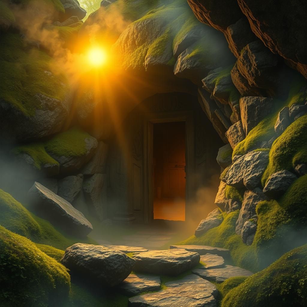 Ethereal Light at Ancient Bryn Celli Ddu Tomb