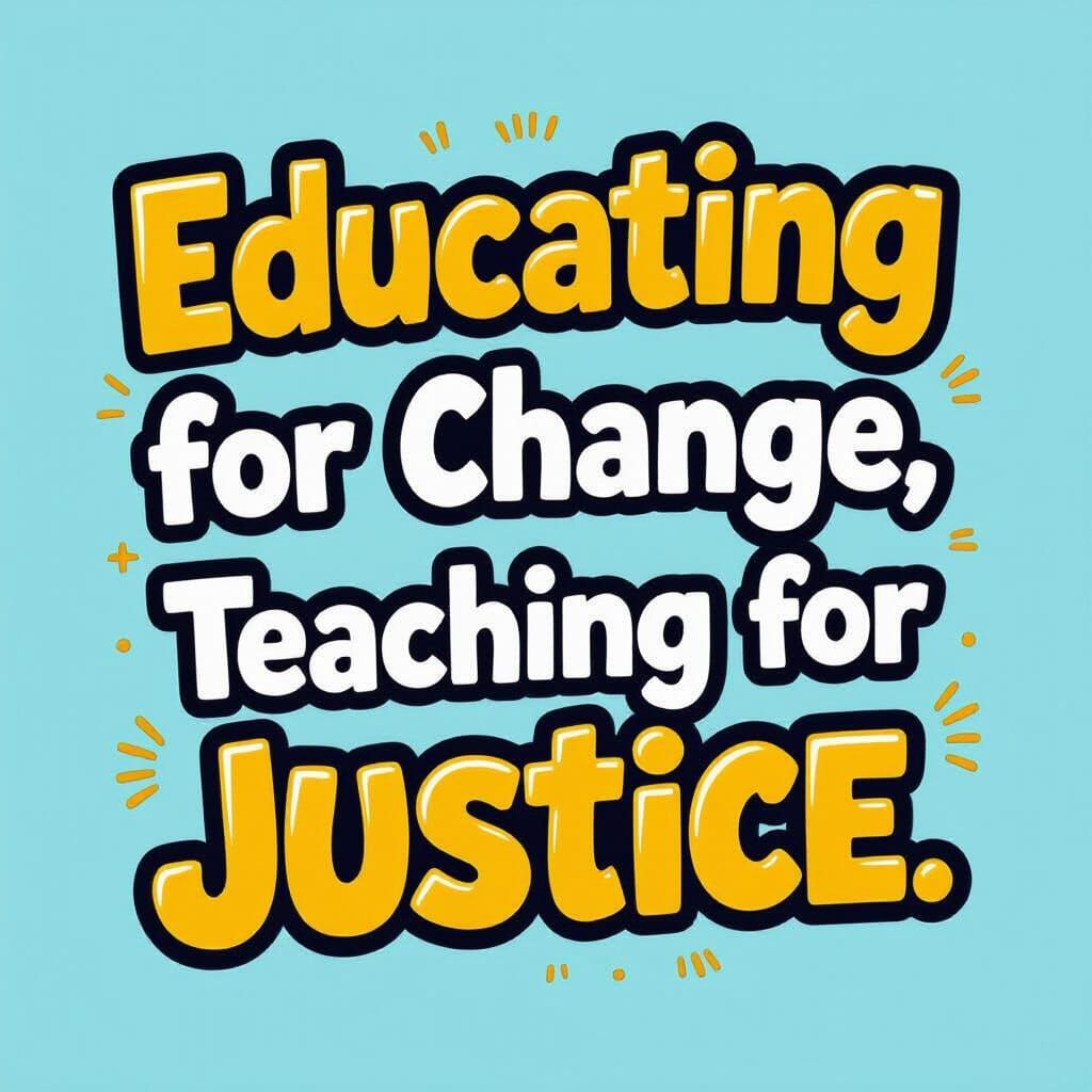 Fat Albert Style Font: Educating For Change, Teaching For Ju...