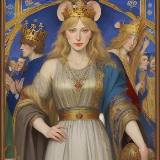 Mouse King's Love for Artists: Portraiture and Iconography