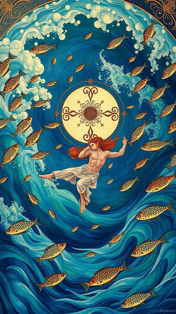 Pearl Fish Tranquility Rafael Santi complementary colors dee...