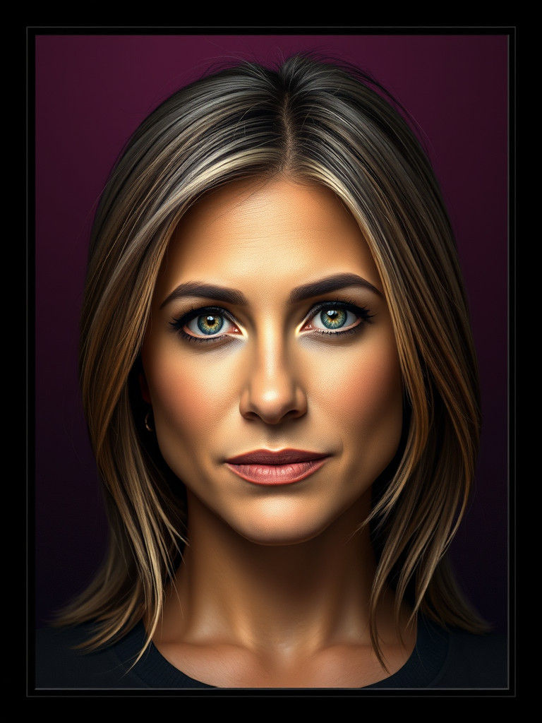 Jennifer Aniston Portrait with Radiant Eyes