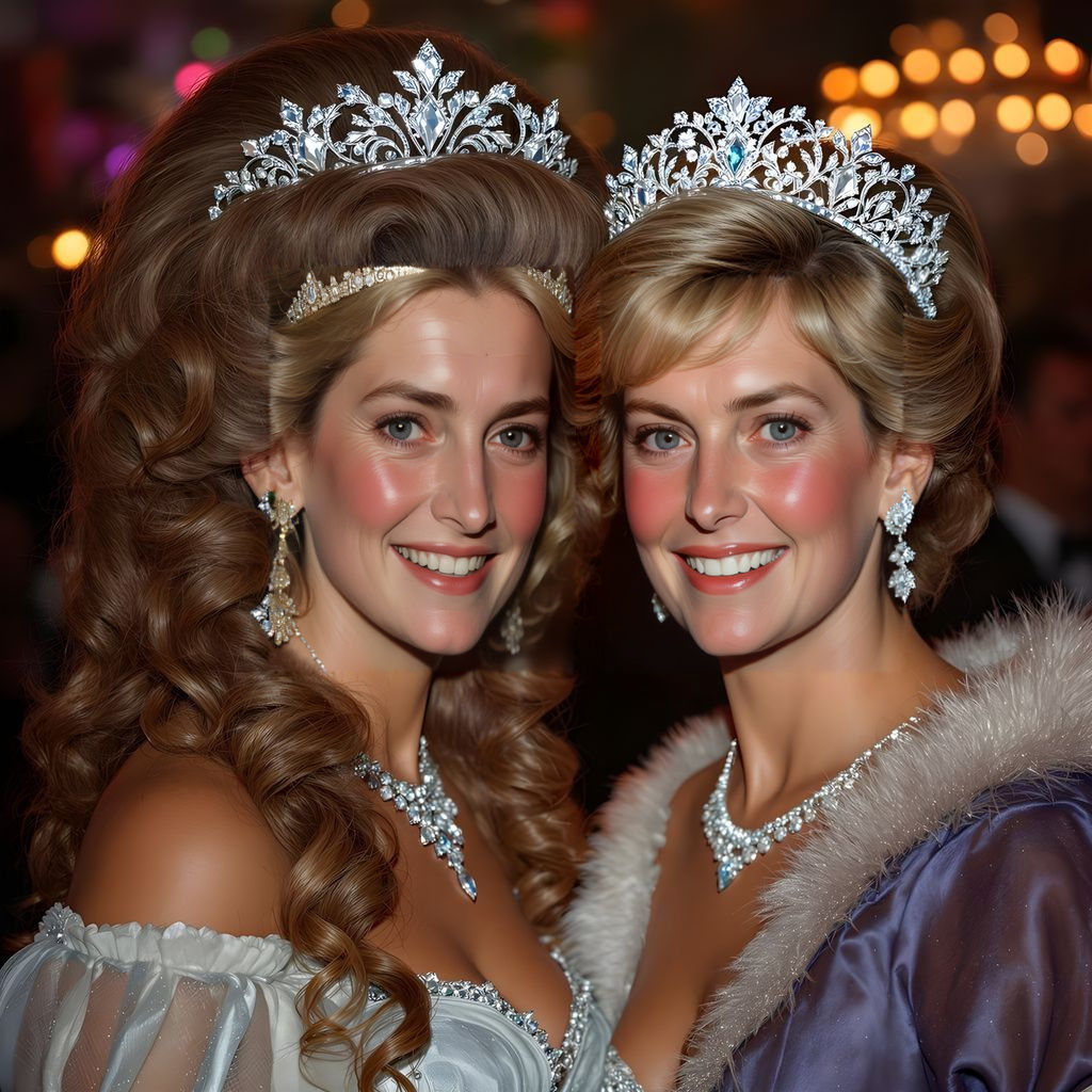 Historic and Modern Royalty Unite in Sparkling Tiaras