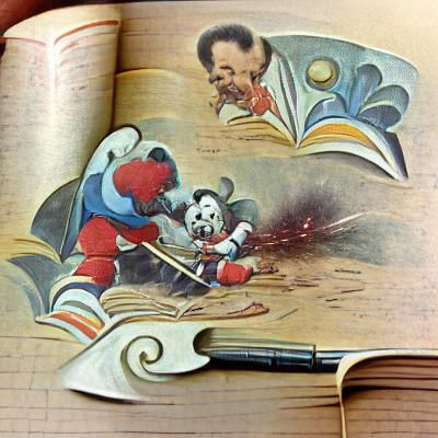 Mickey Mouse Storybook Illustration Gone Wrong