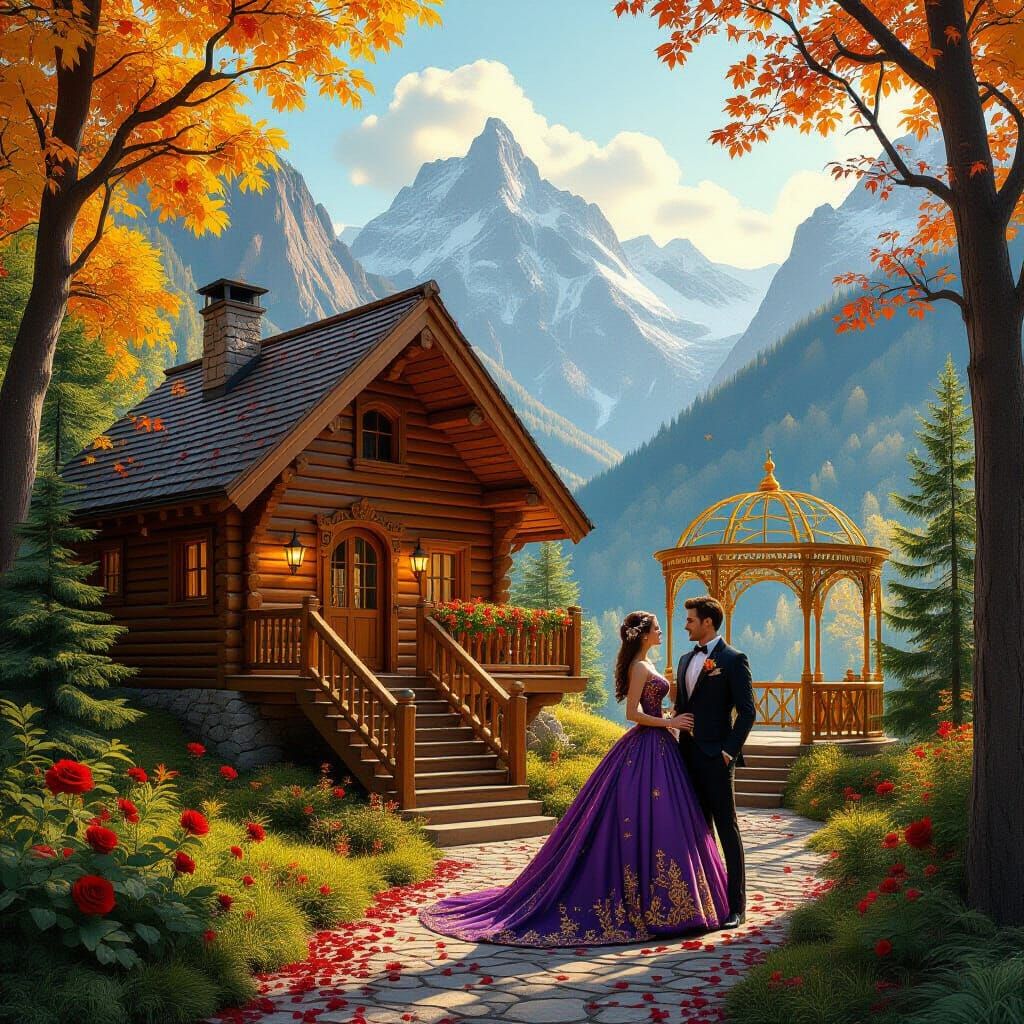 Charming Wood Cabin in Shavings Mountains