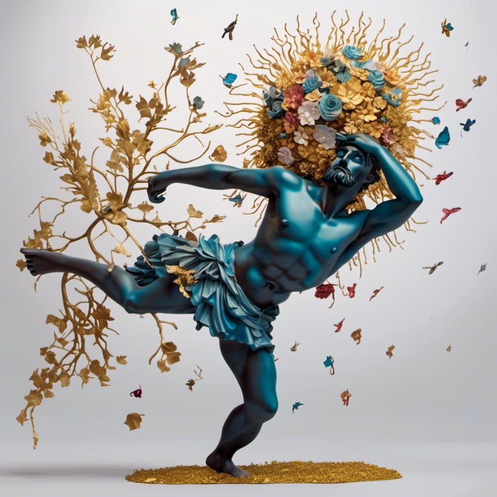 Pan Dances: Surreal Paper Craft God