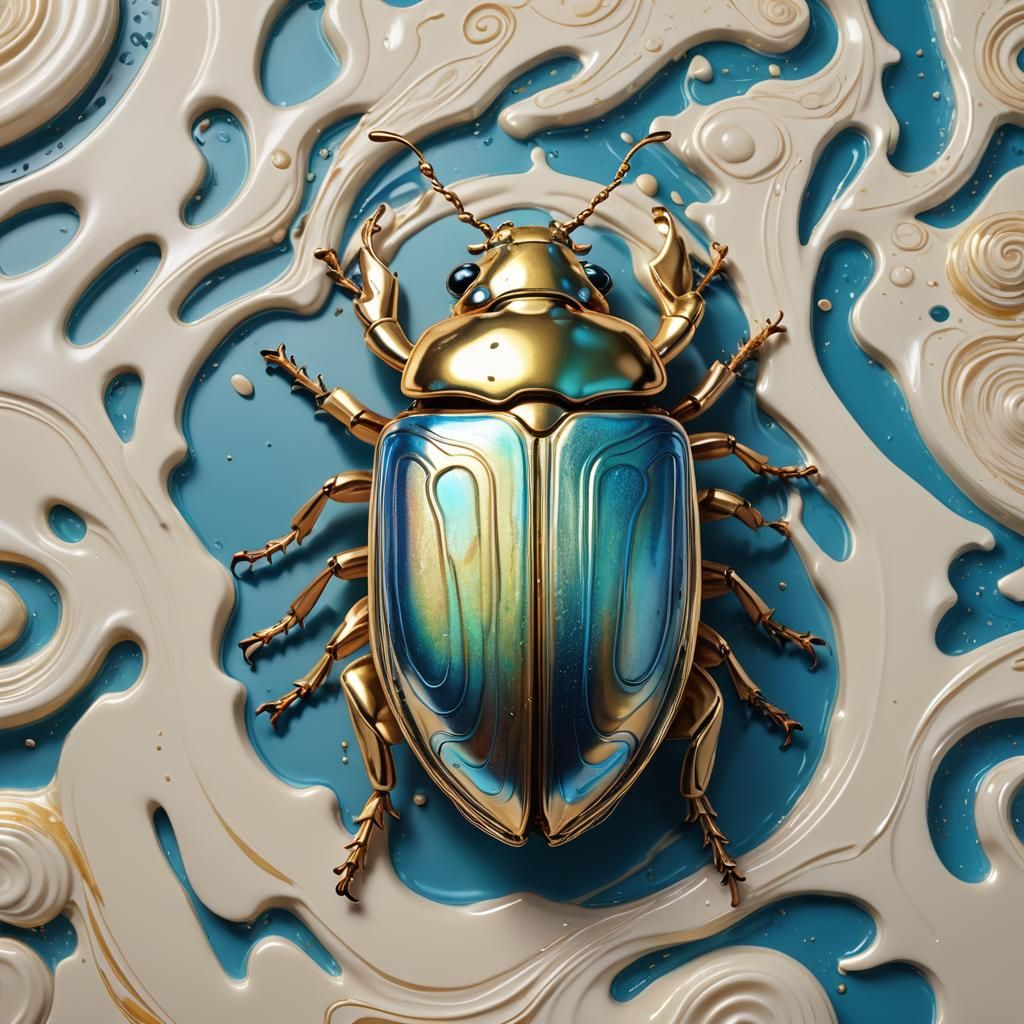 Iridescent Chocolate Beetle Concept Art