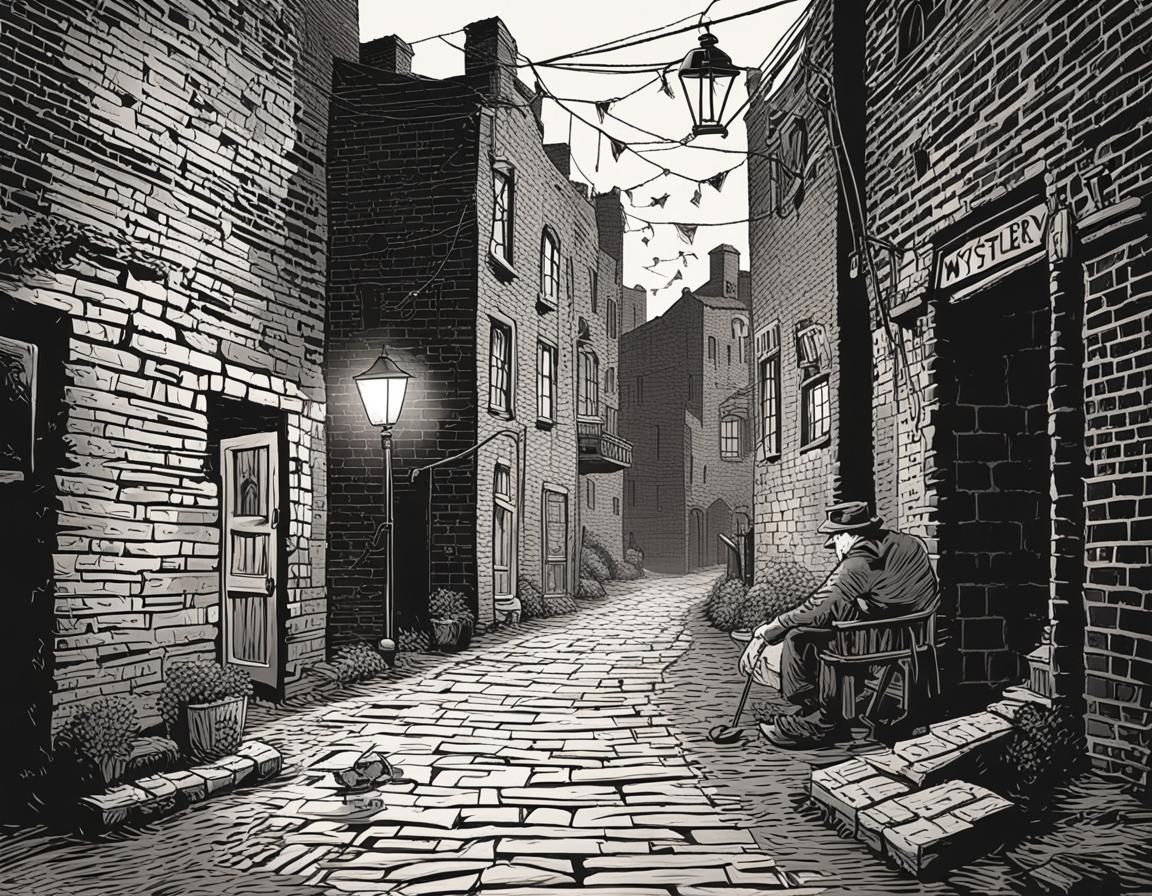 Mystery Audiobook Scene: Dark Alley Chase