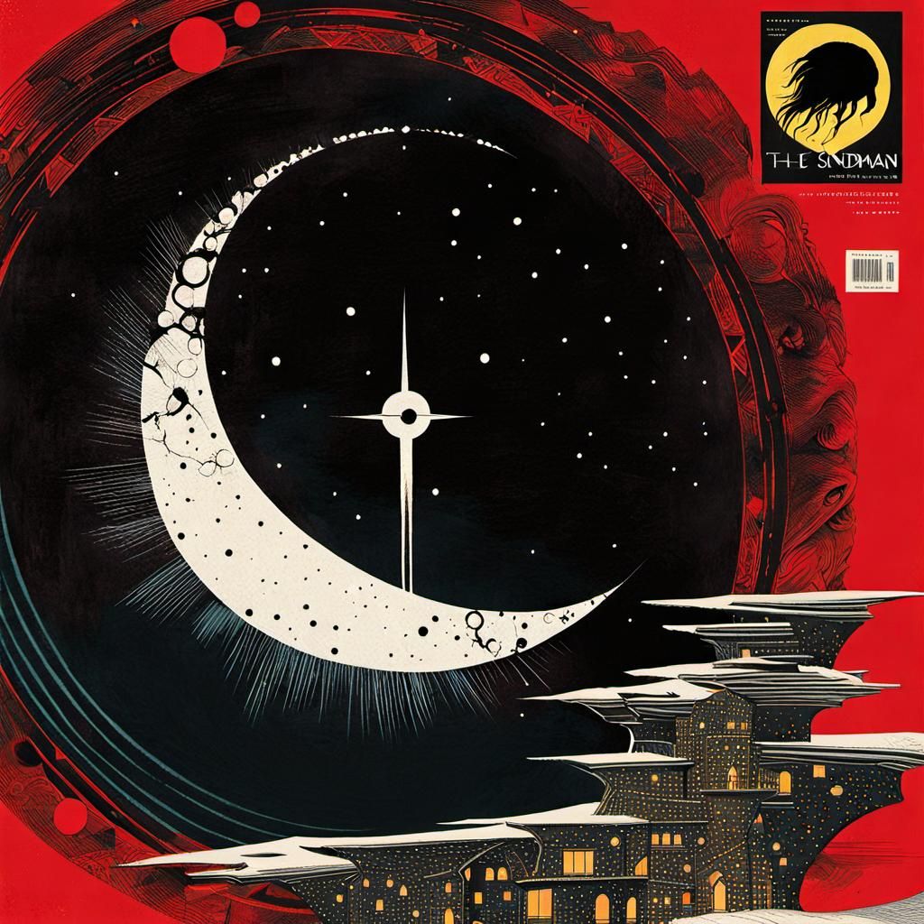 Sandman Nightmare Frequencies Visualization in Comic Art Sty...