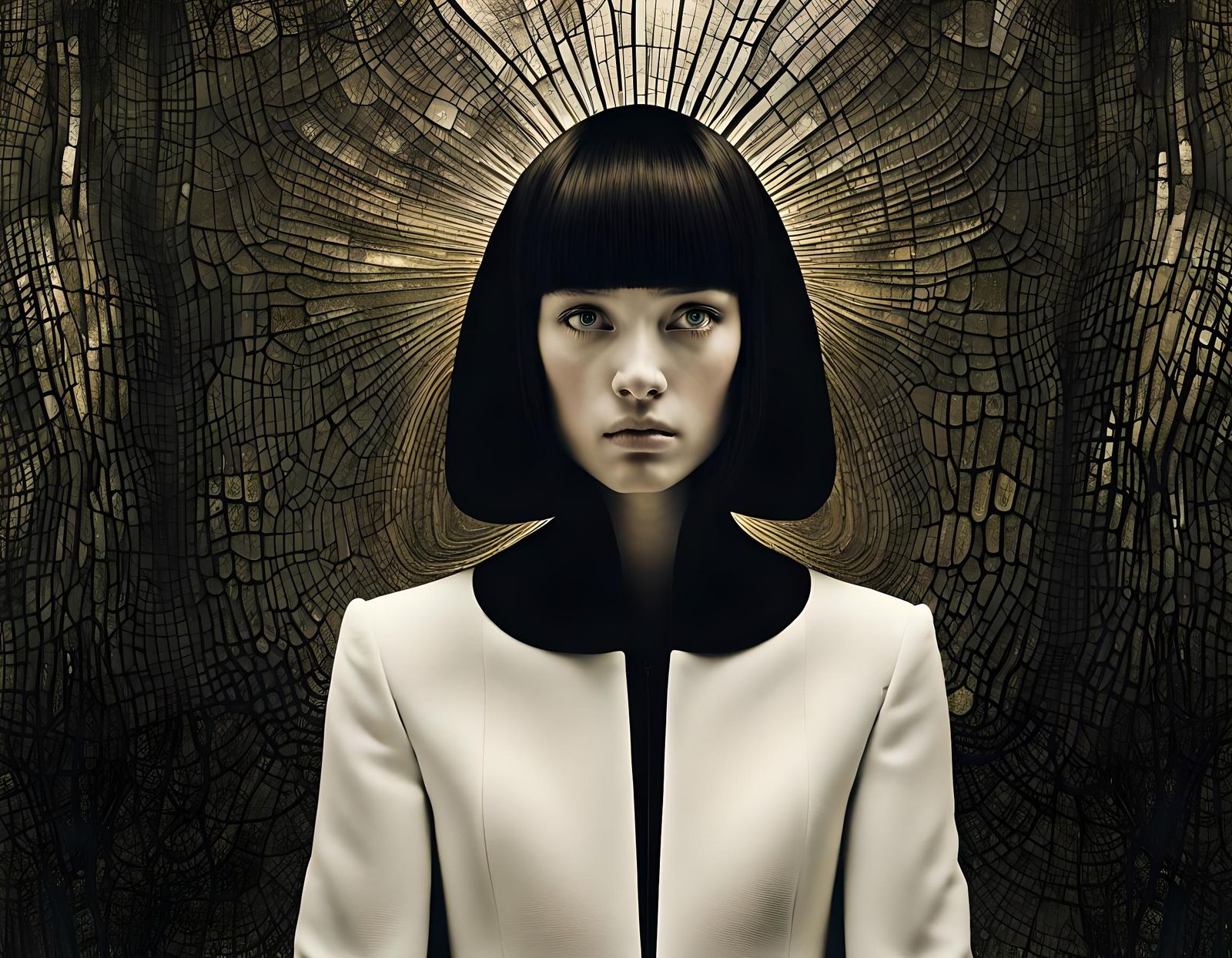 Vast Scale Digital Art in Byzantine Colorway