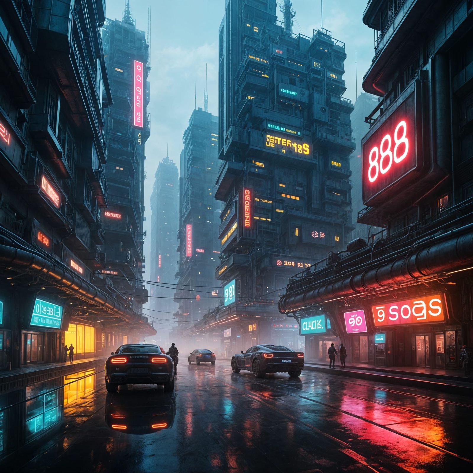 Neon Metropolis Hides Ancient Secret