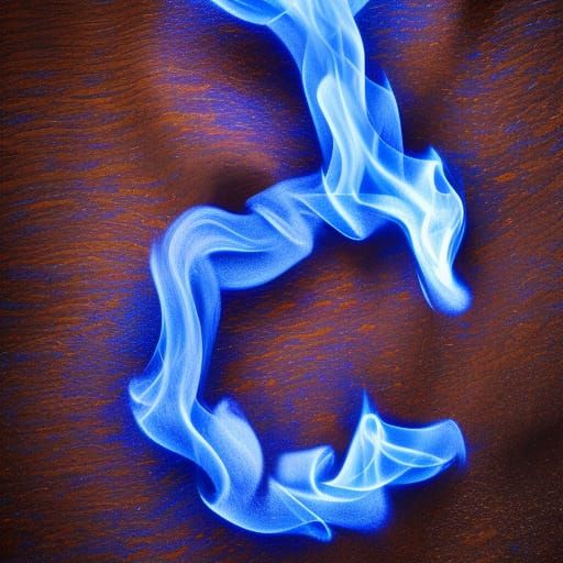 Intense Blue Flames in High Resolution