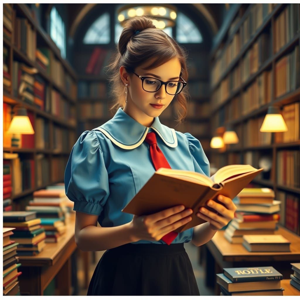 Enchanted Library: A Student's Literary Escape