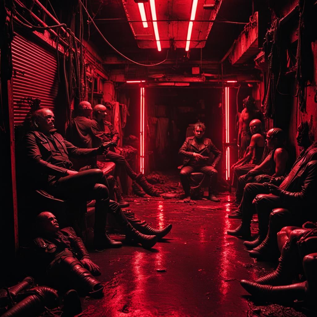 Neon Dystopia: A Post-Apocalyptic Cyberpunk Vision