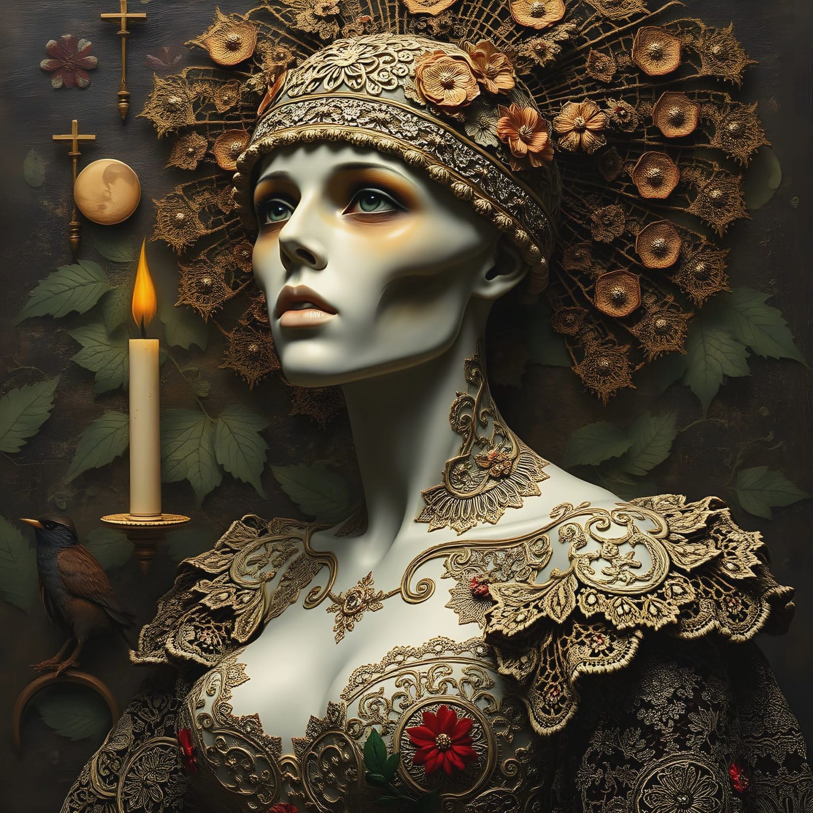 Dieselpunk Fashion Photography with Lovecraftian & Bosch Inf...