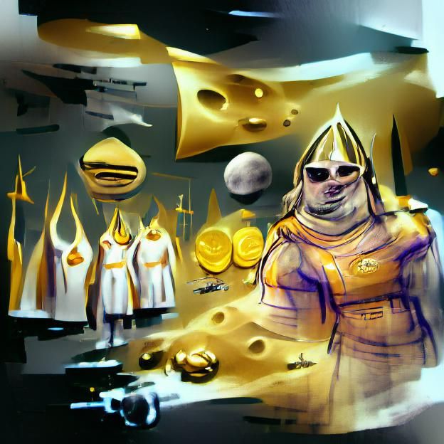 Space Empire on the Moon Worships Cheese