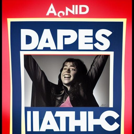 Nostalgic 80s Advertisement Poster