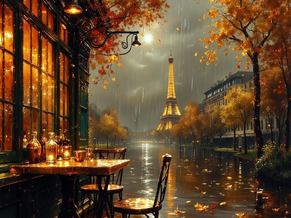 Rainy Night in Paris