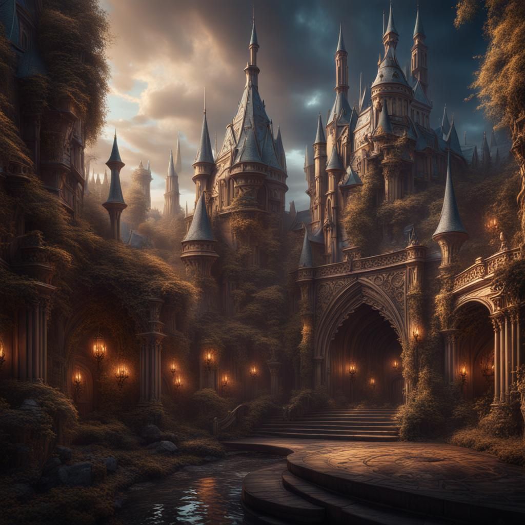 Magical Illusion: A Sorcerer's Spell in Fantasy Art