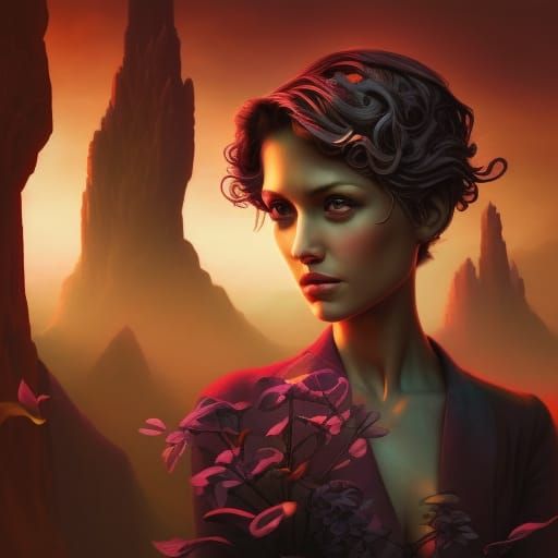 Rumba y Rosas: 3D Digital Art in Pixar Style