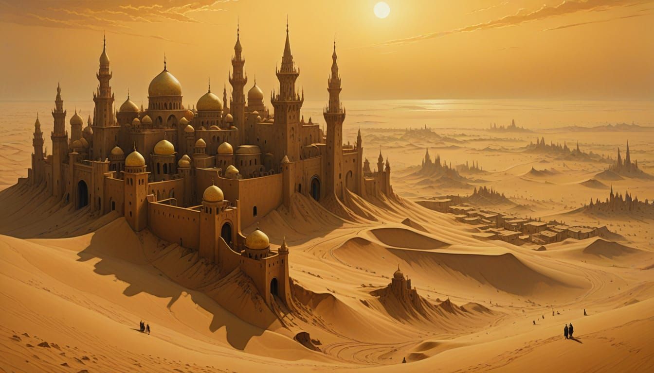 Floating Oasis in the Desert, Steeped in Whimsical Mystery