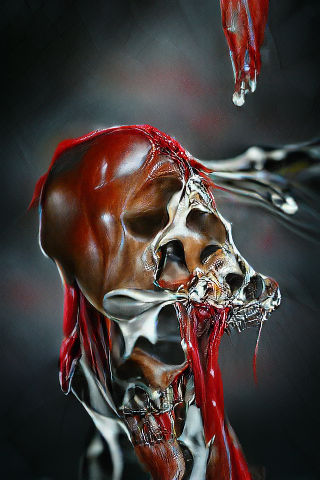 Unsettling Horror Image Generated by AI