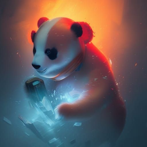 Dynamic Storm Panda Concept Art