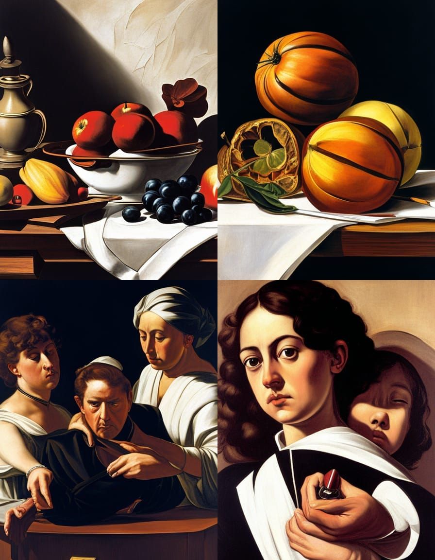 Dramatic Portrait in Baroque Style