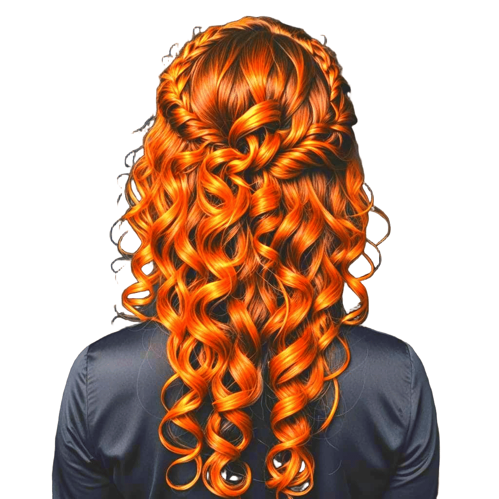 Ethereal Prehensile Hair in Shimmering Satin Silk