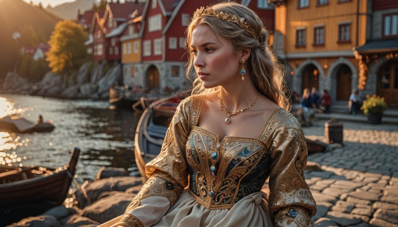 Beautiful Norwegian princess