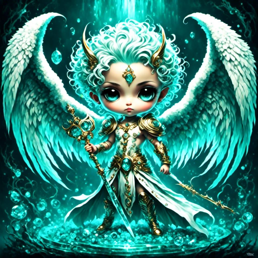 Chibi Angel of Manifestation Digital Art