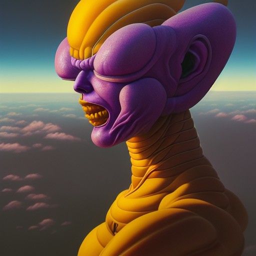 Frieza Tiger Fusion in Photorealistic Style