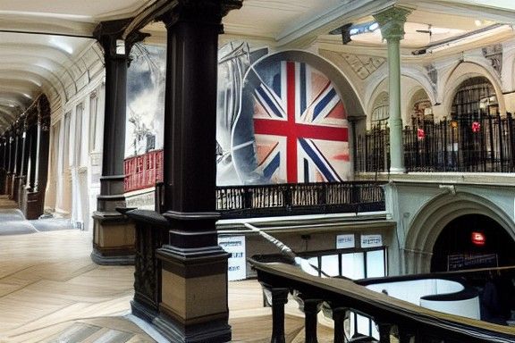 Exchange Arcade Mural: Danes Capture Nottingham