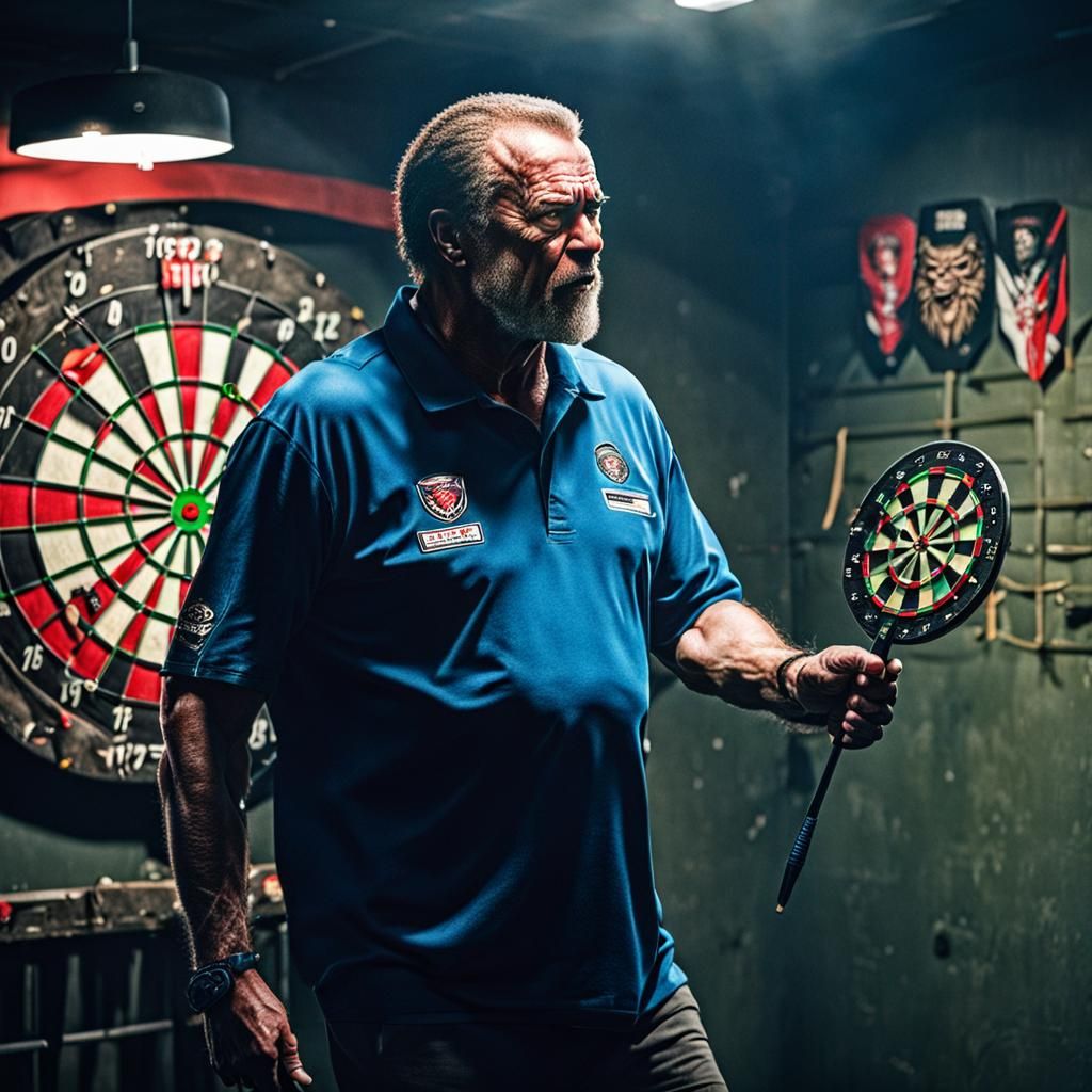 Predator Plays Darts in an Unexpected Scene