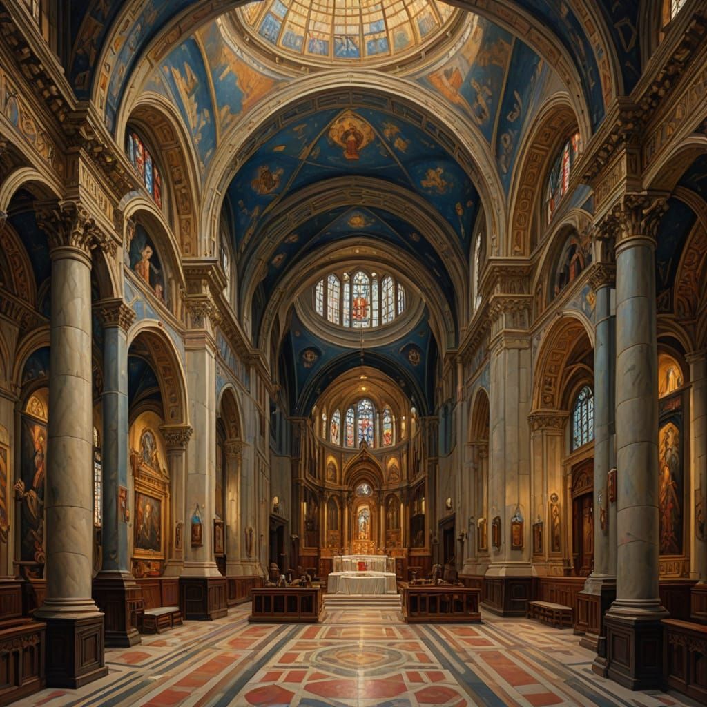 Romantic Realism Cathedral: Christianity's Great Divide