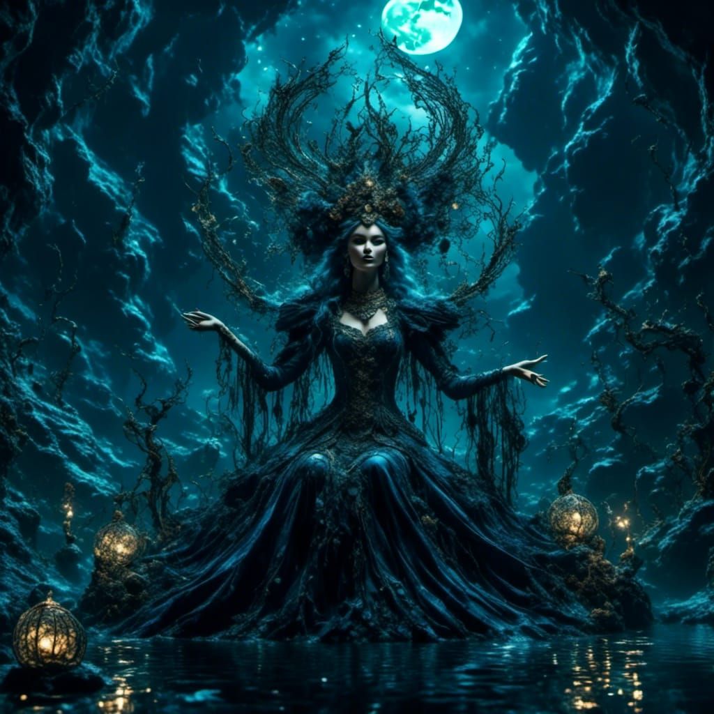 Moonlit Goddess of the Underground