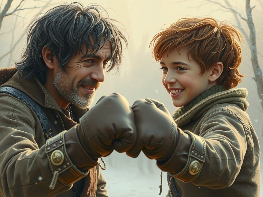 Therril "Winter" Gives Kyr a Boxing Lesson