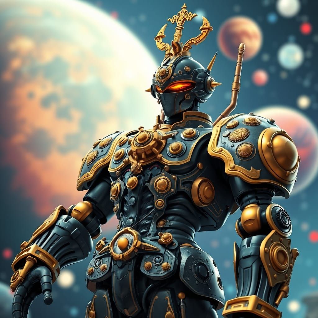 Londo Mollari as Steampunk Mecha in Anime Style