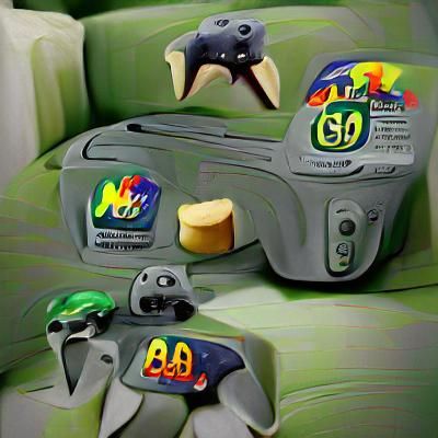 Nintendo 64 Console Render