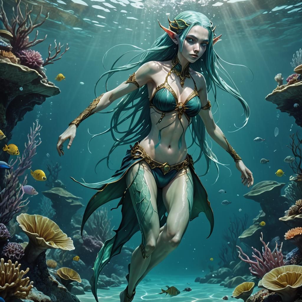 Female sea elf.