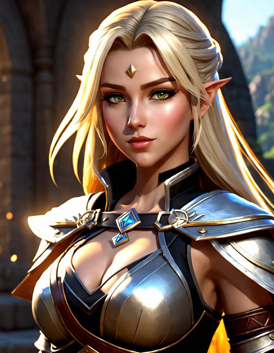 Beautiful D&D Character Concept Art in 8K 3D