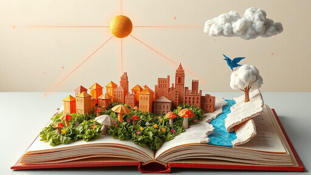 Vibrant Pop-Up City Emerges From Pages