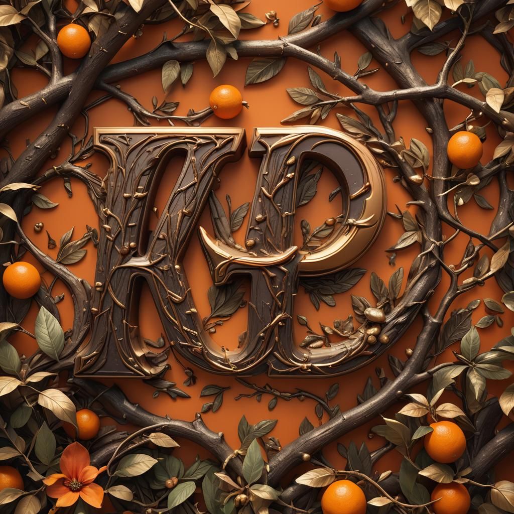 Elegant Cocoa Branch Logo Design with Letters A and C